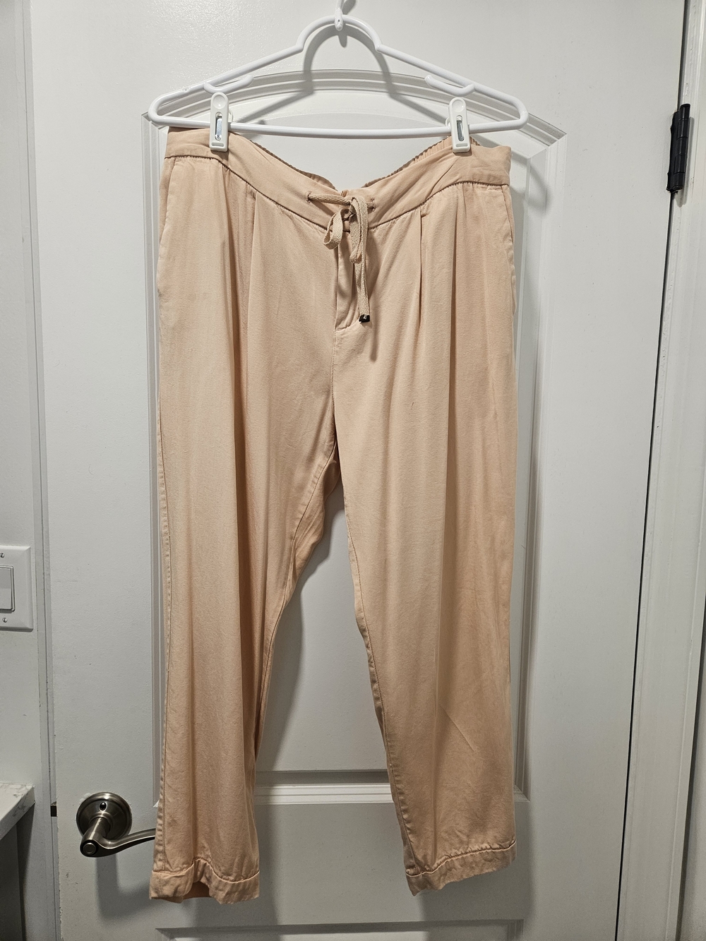 Old Navy Peach Drawstring Ankle Pants